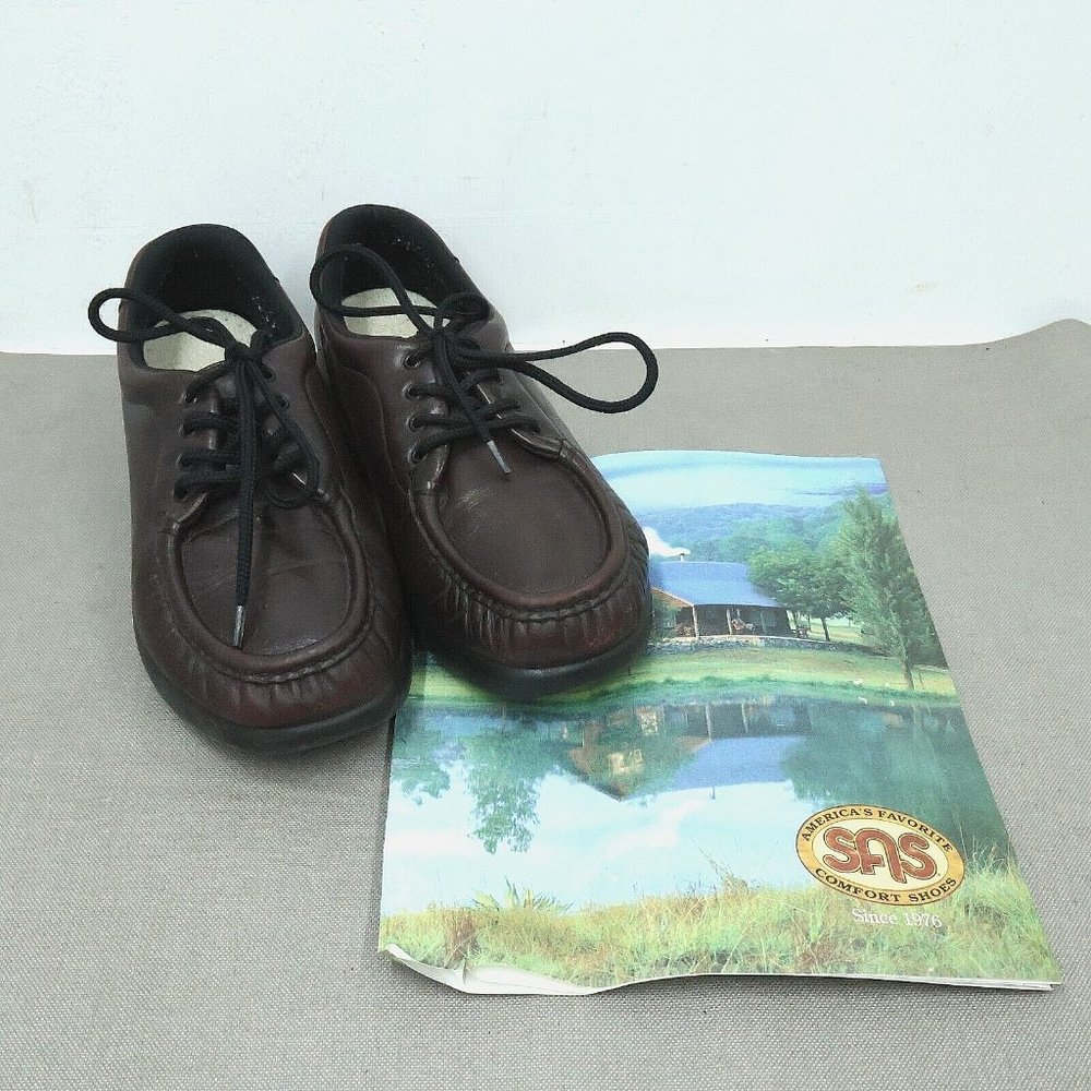 SAS Take Time Orthopedic Shoes Size 9 Narrow Antique Wine Tripad Comfort